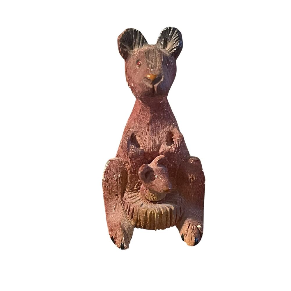 Artesania Rinconada Kangaroo & Joey Figurine